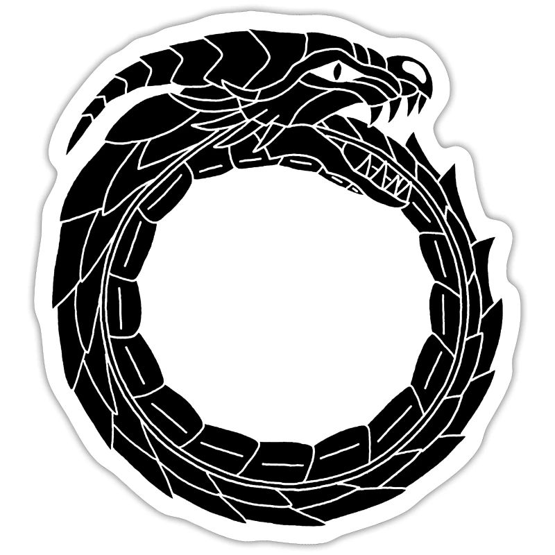 Verschlingender Schwarzer Drache