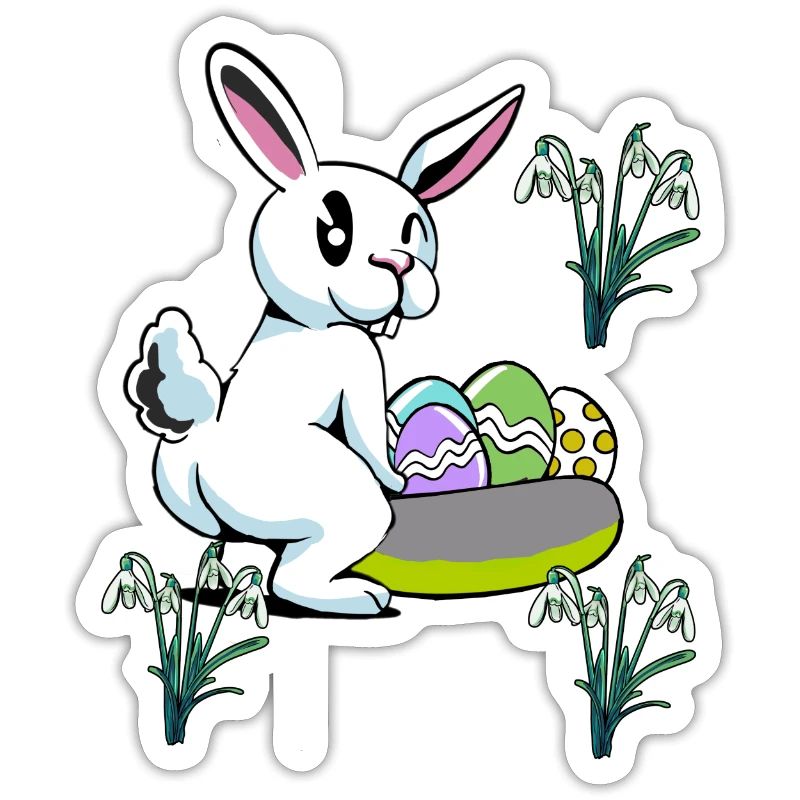 Easter Bunny Easter Nest Eggs Bunny Rabbit Child