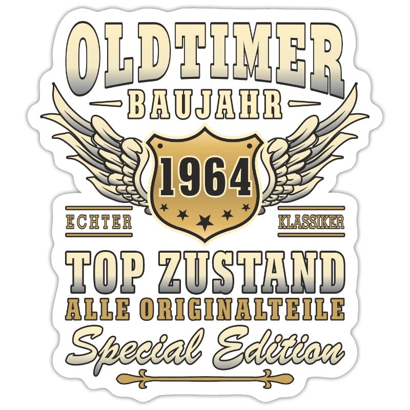 60. Geburtstag Oldtimer 60 Jahre Geschenkidee