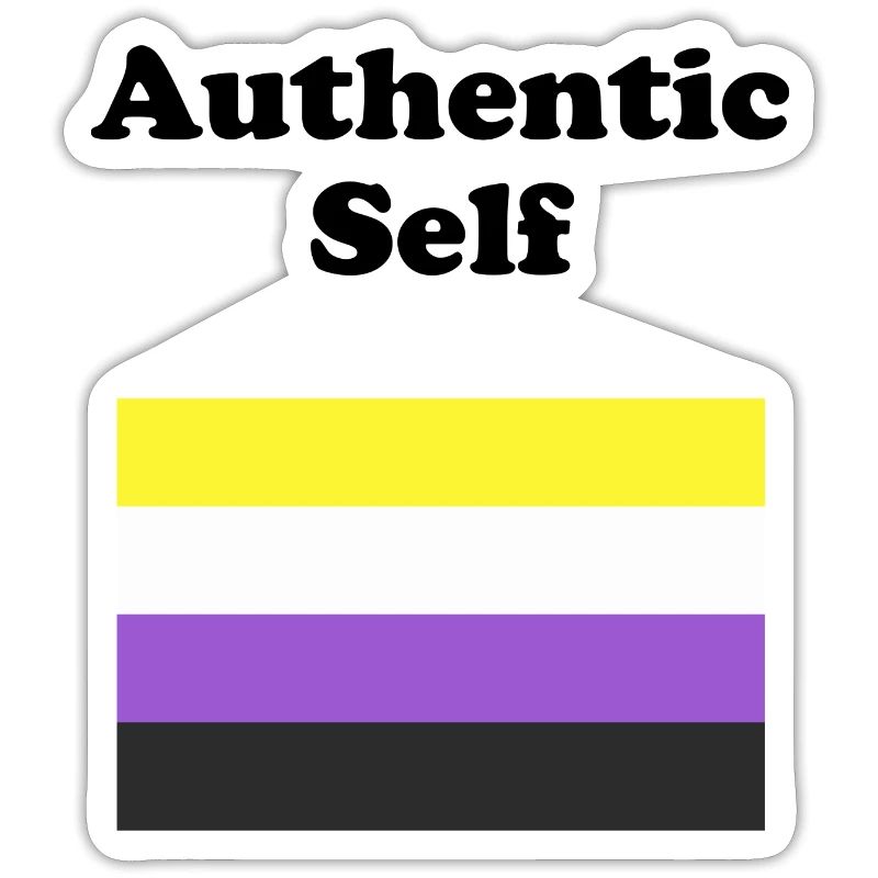 Non Binary Flag Authentic Self