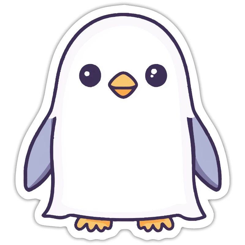 Penguin Halloween Comic Ghost
