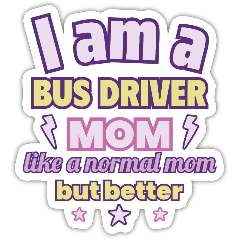 Busfahrerin-Mama, Muttertag Geschenk, Verkehr