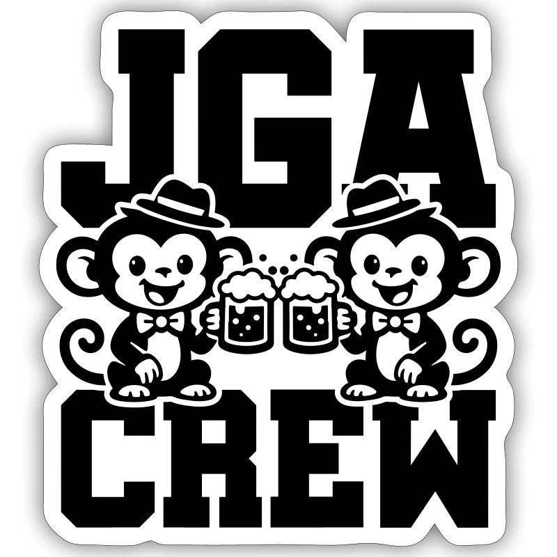 Jga Crew Junggesellenabschied Affe