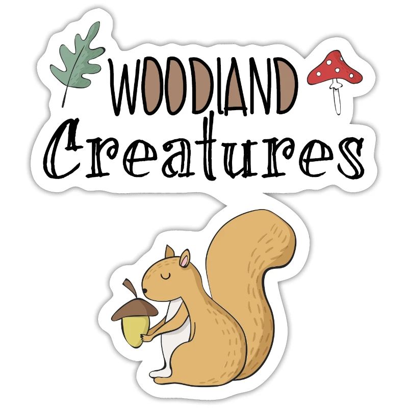 Squirrel forest forest dweller tree hazelnut