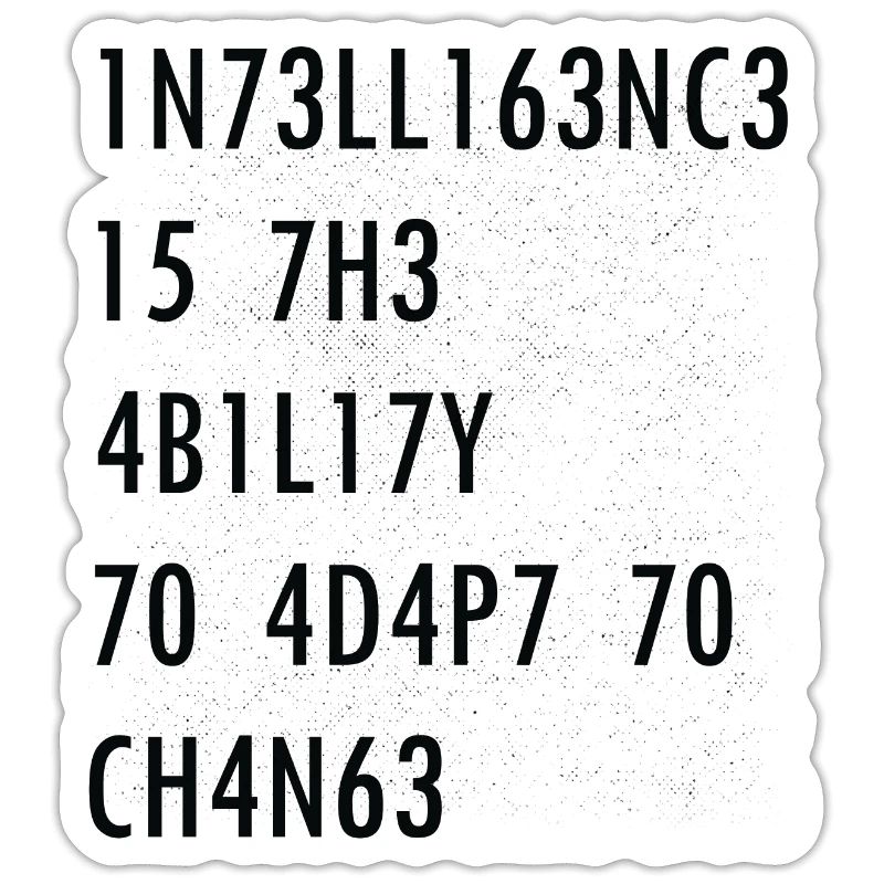 Intelligence-Citation de science intelligence nerd