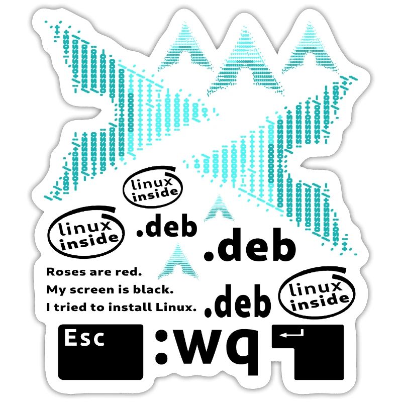 Linux sticker package