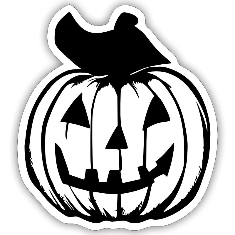 Halloween Spooky Pumpkin Lantern Vector