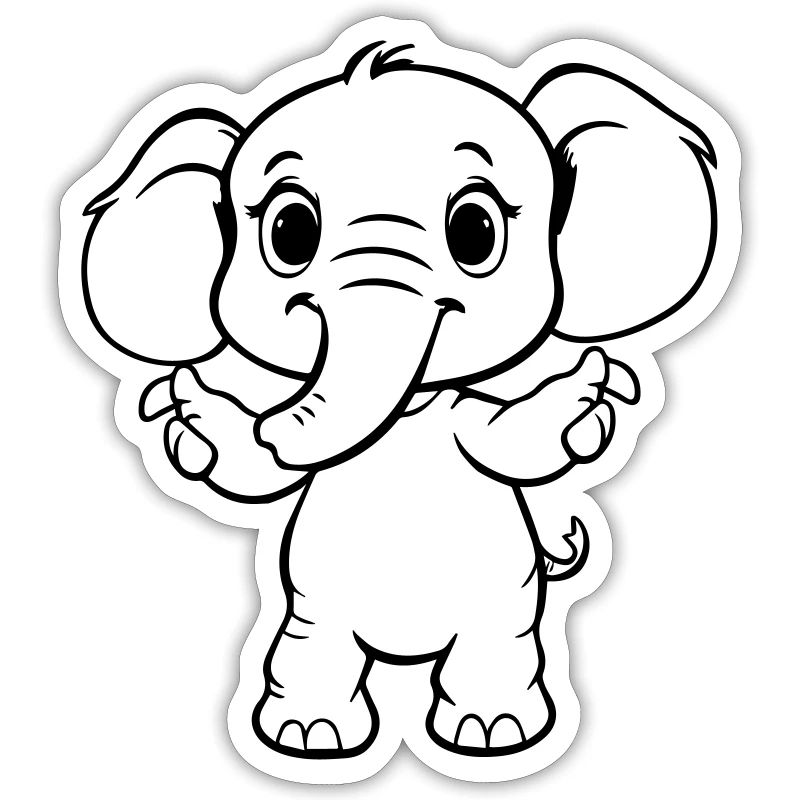 éléphant mignon