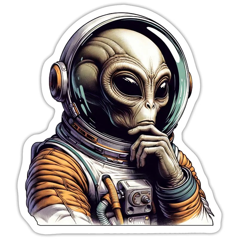 Aventure spatiale d’un cosmonaute extraterrestre