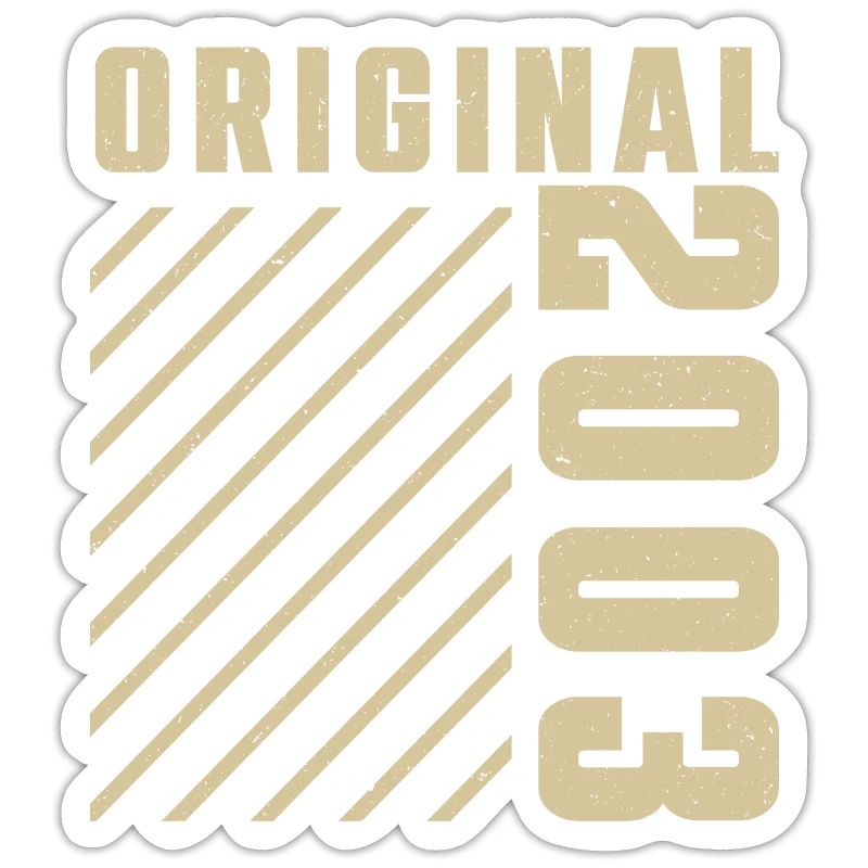 Original 2003 Authentic 2003 Vintage Bursdag