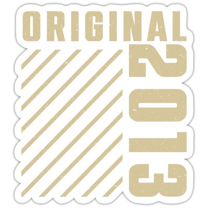 Original 2013 Authentic 2013 Vintage Bursdag