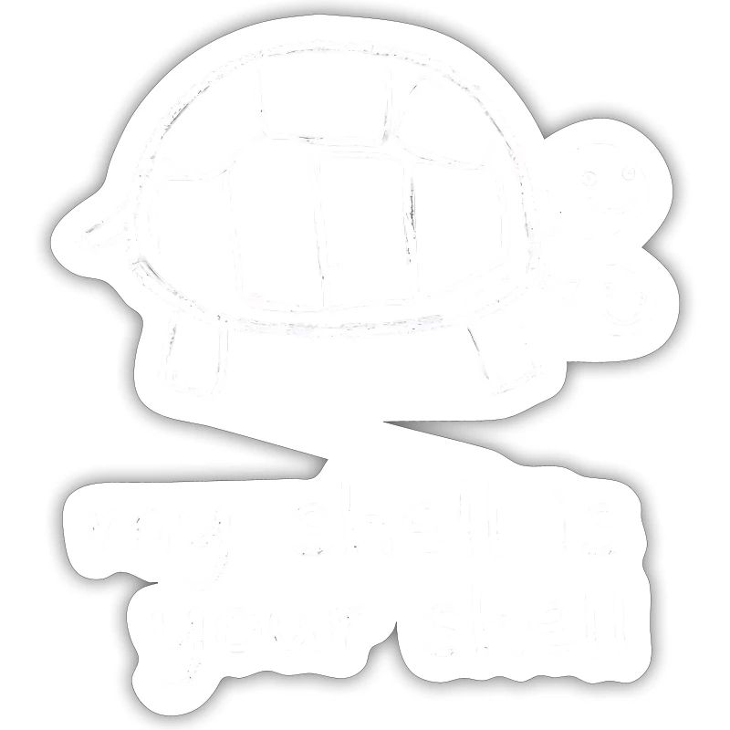 Cute Sharing Turtle - My Shell Is Your Shell