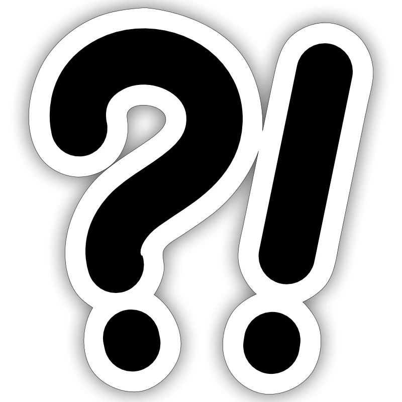 Question marks and exclamation marks