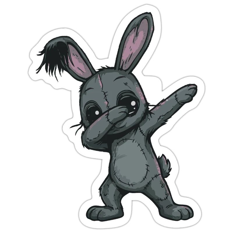 Patchwork Bunny Doodle