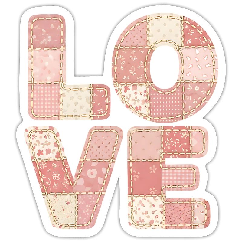 J’adore le design de patchwork rose Trend Design