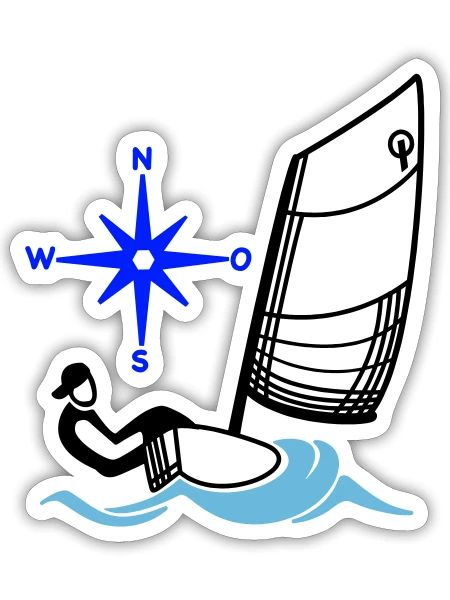 Optimist Opti Segelboot Segeln Kinder Regatta - Sticker Größe S (10 x 10 cm) - Mattweiß - Vorne