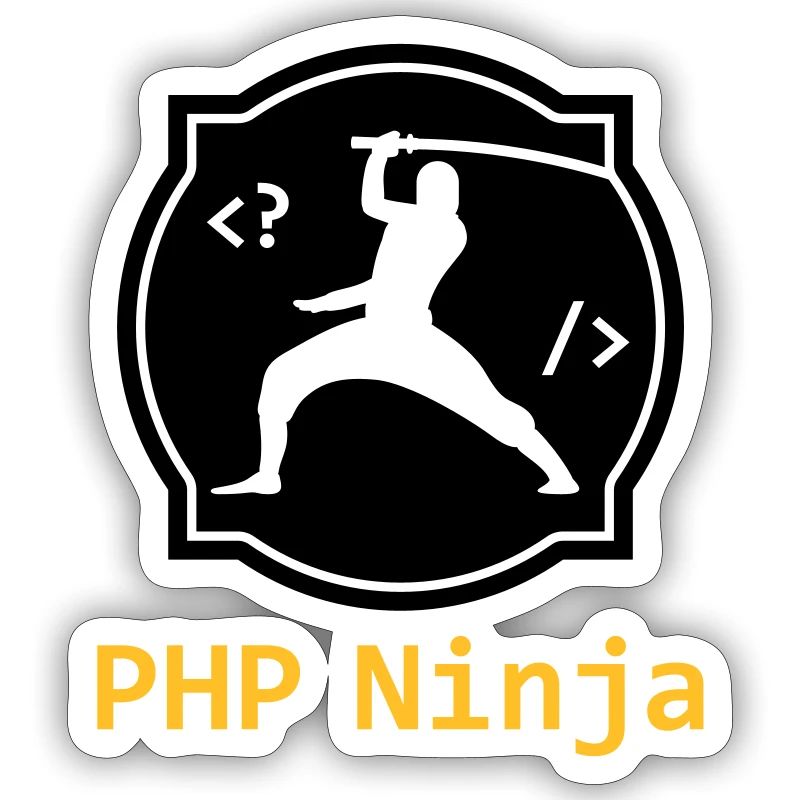 PHP Ninja - PHP Programmierer Coder Nerd Webdesign