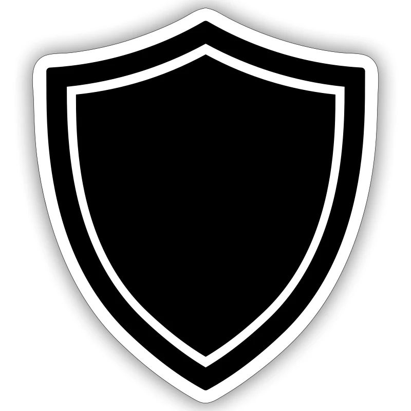 sécurité de forme de logo d’icône de bouclier