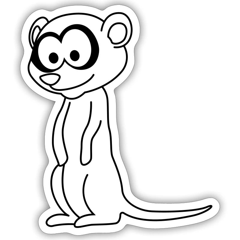 Suricate Comic Animal