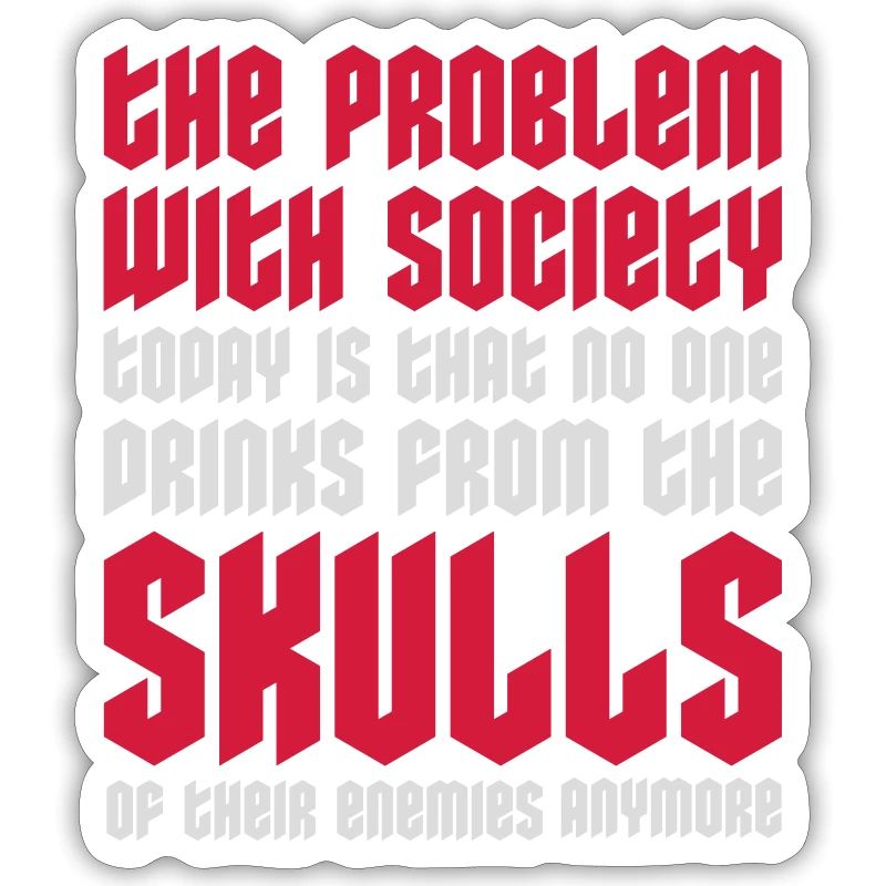 drinks from enemies skulls