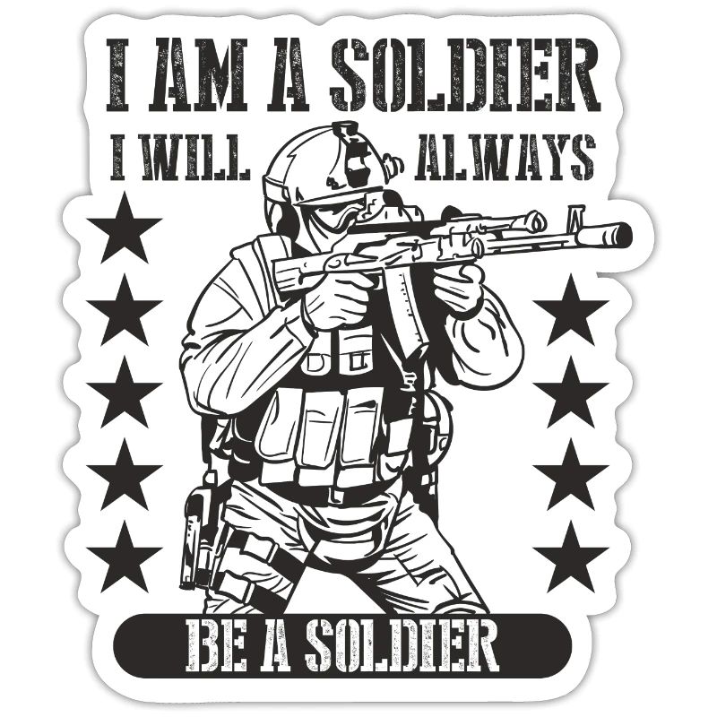 Ich bin ein Soldat und ich werde immer ein Soldat sein