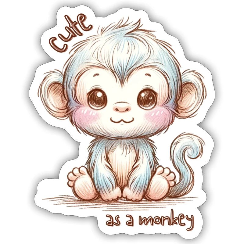 Mignon comme un singe - Singe mignon, Singe mignon
