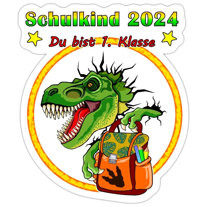 Schulkind Einschulung 2024 TRex