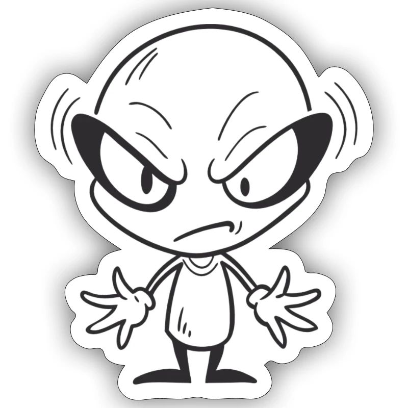 Grumpy Alien