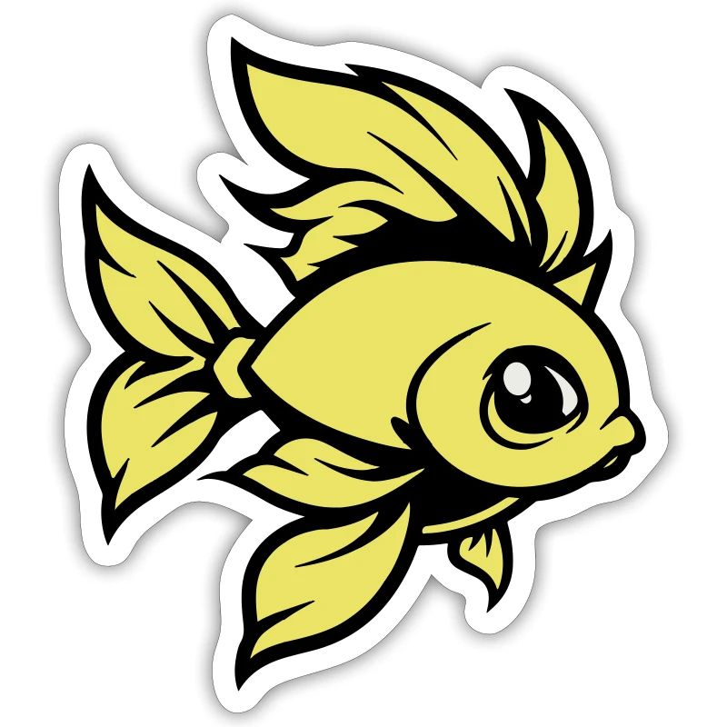 Goldfish Fish Comic Animal