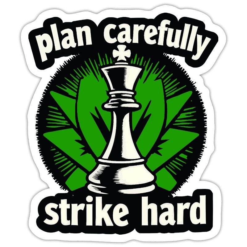 Schach plan carefully strike hard