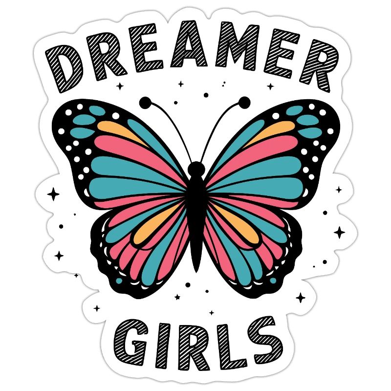 Heller bunter Schmetterling