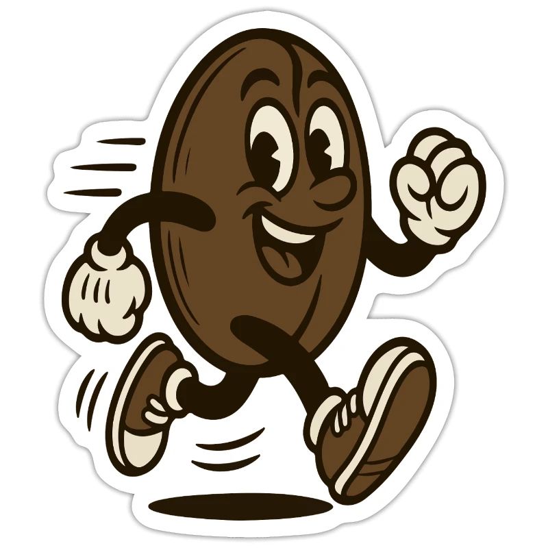 Cheerful Bean in Motion