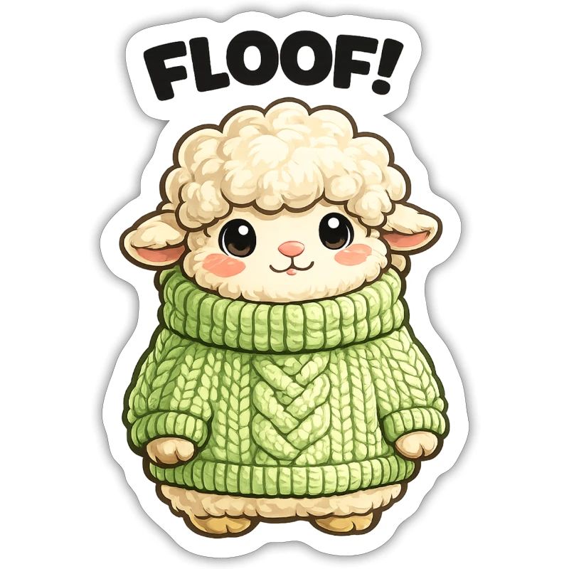 Kuscheliges Schäfchen Pullover Design