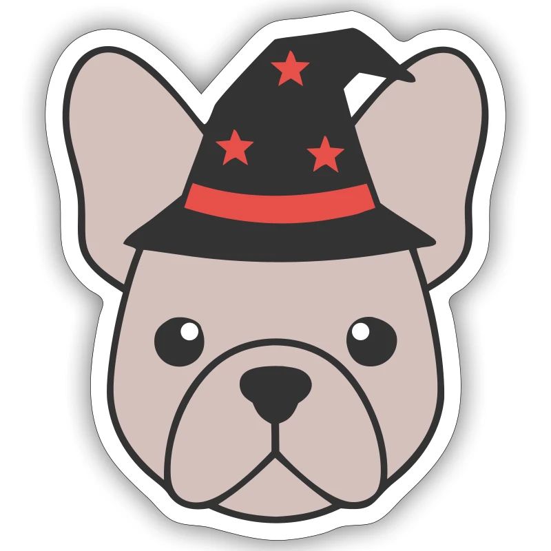 Frenchie Wizard Hat Magic