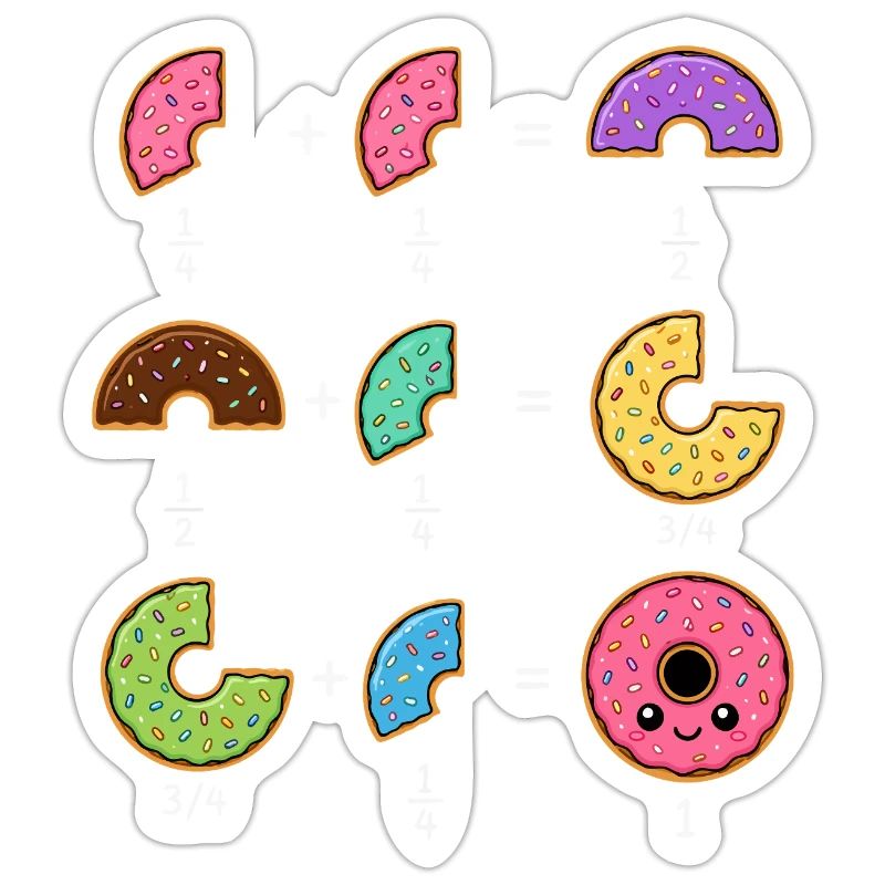 Donut Fractions Math Learning with Humor