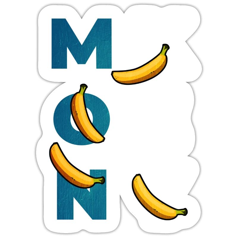 Monkey Banana Affe Äffchen Banane Geschenk