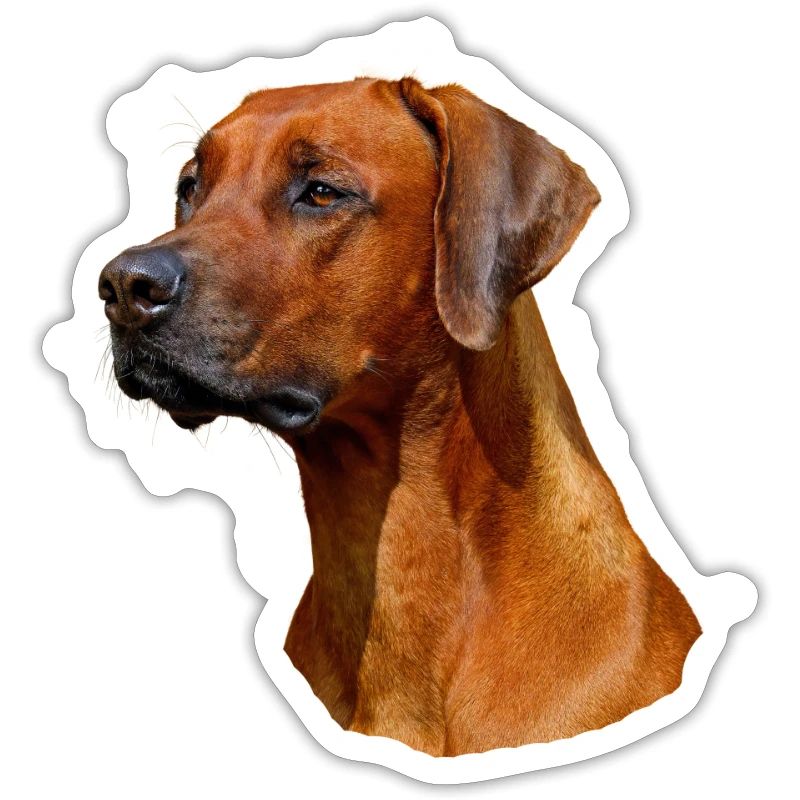 Portrait eines Rhodesian Ridgeback