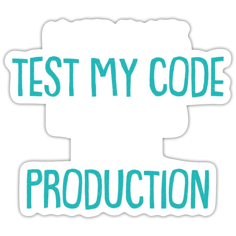 Cadeau de chemise de codeur de production de code de test cool