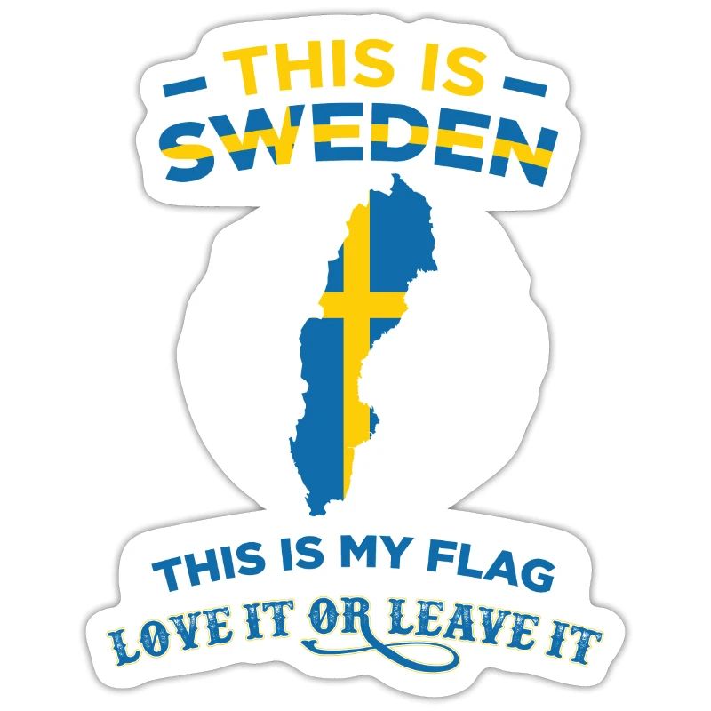 C'est la Suède C'est mon drapeau
