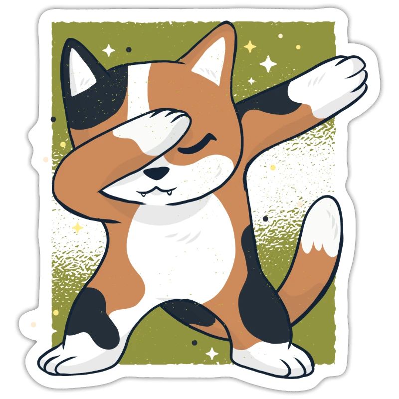 Dab Dabbing Chat Chat Danse