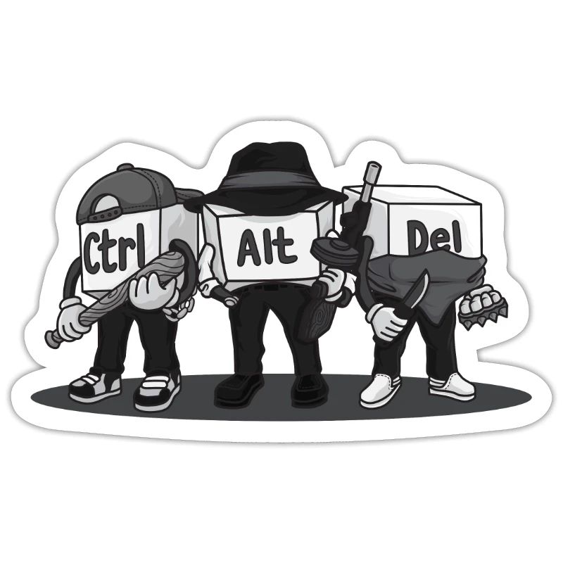 Ctrl Alt Del Computer Admin Nerd Geek Computer Scientist