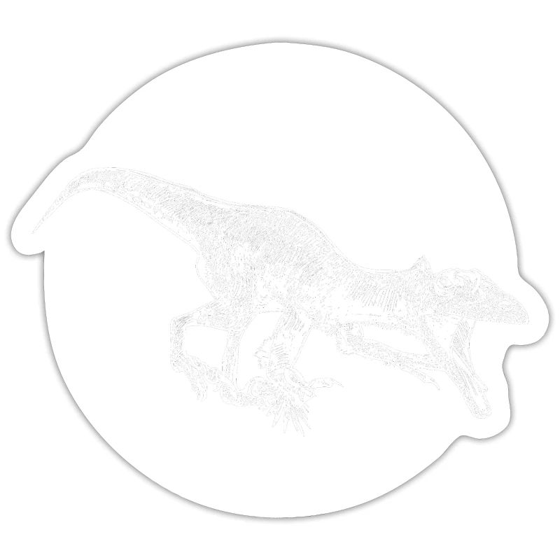 Utharaptor Dinosaurier der Urzeit Jäger Reptil