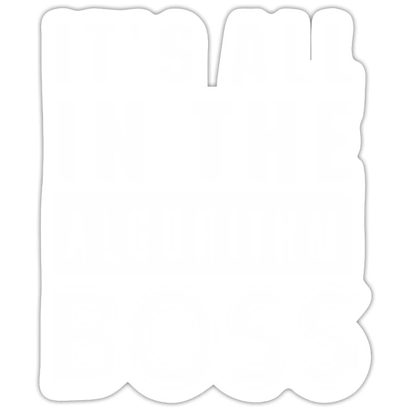 Tout dans le cadeau Algorithm Boss pour les geeks informatiques