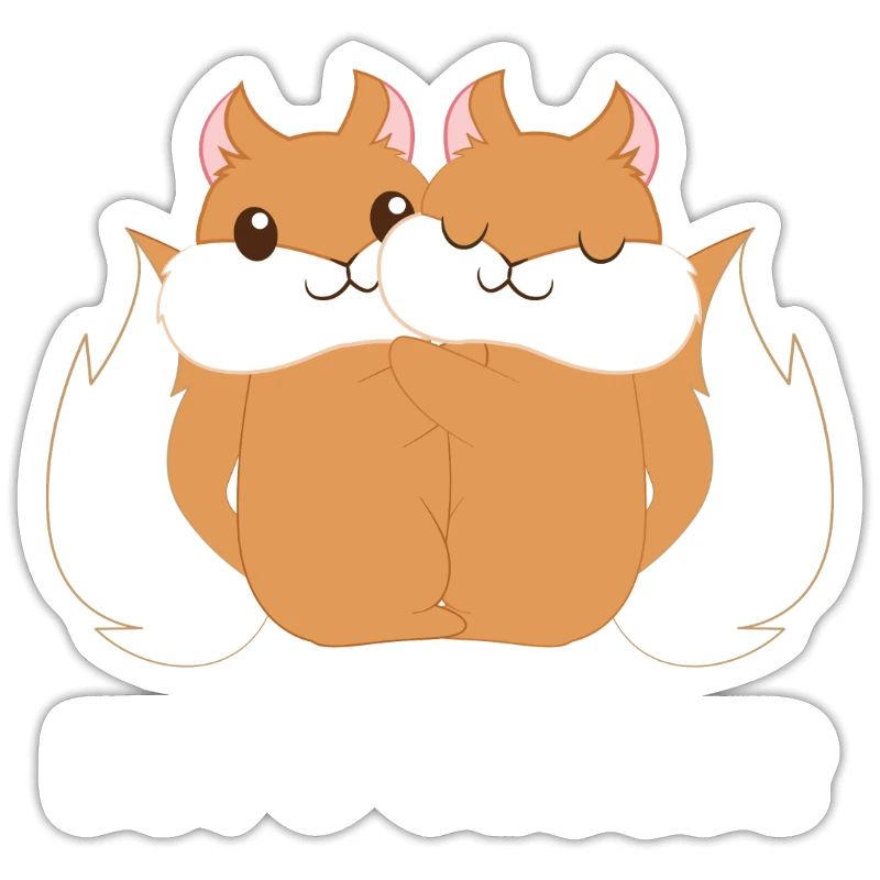 Squirrel - cuddling - squirrel - gift