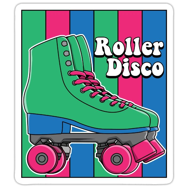 Roller Skate Inline-Skat Roller 70s 80s Gift