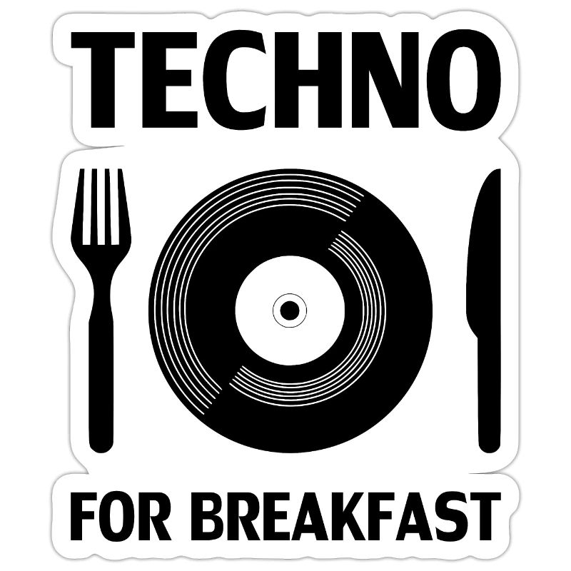 Techno - musique techno, rave, techno pour le petit déjeuner