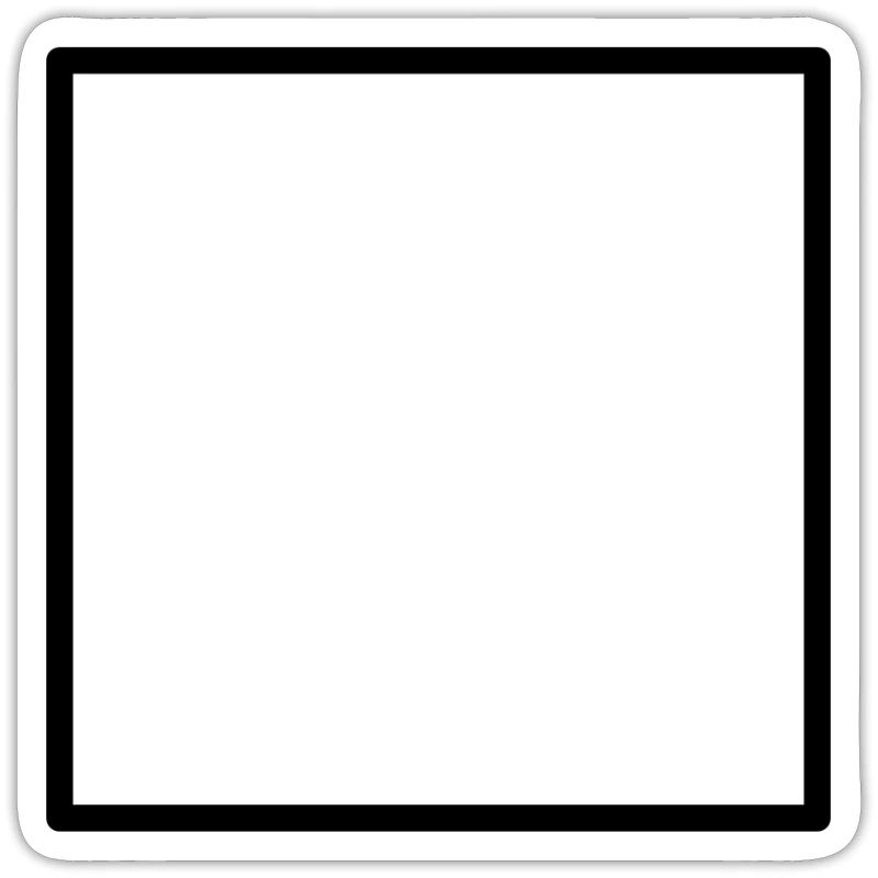 Schwarzes Quadrat I Checkbox