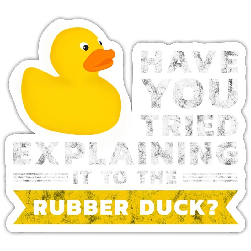 Programmierer Gummiente Debug