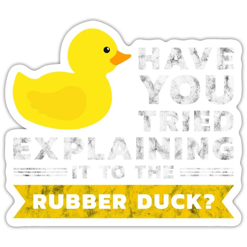 Programmer rubber duck debug
