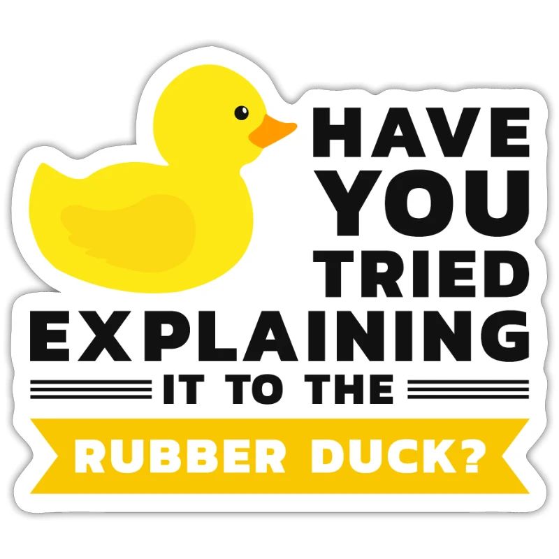 Programmer rubber duck debug